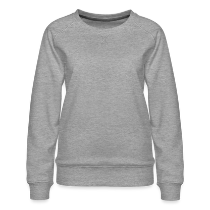 Frauen Premium Pullover - Grau meliert