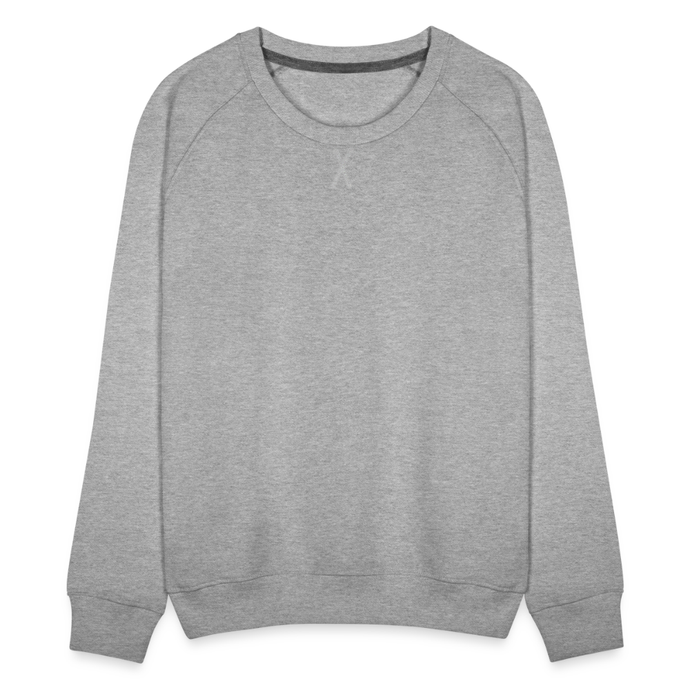 Frauen Premium Pullover - Grau meliert