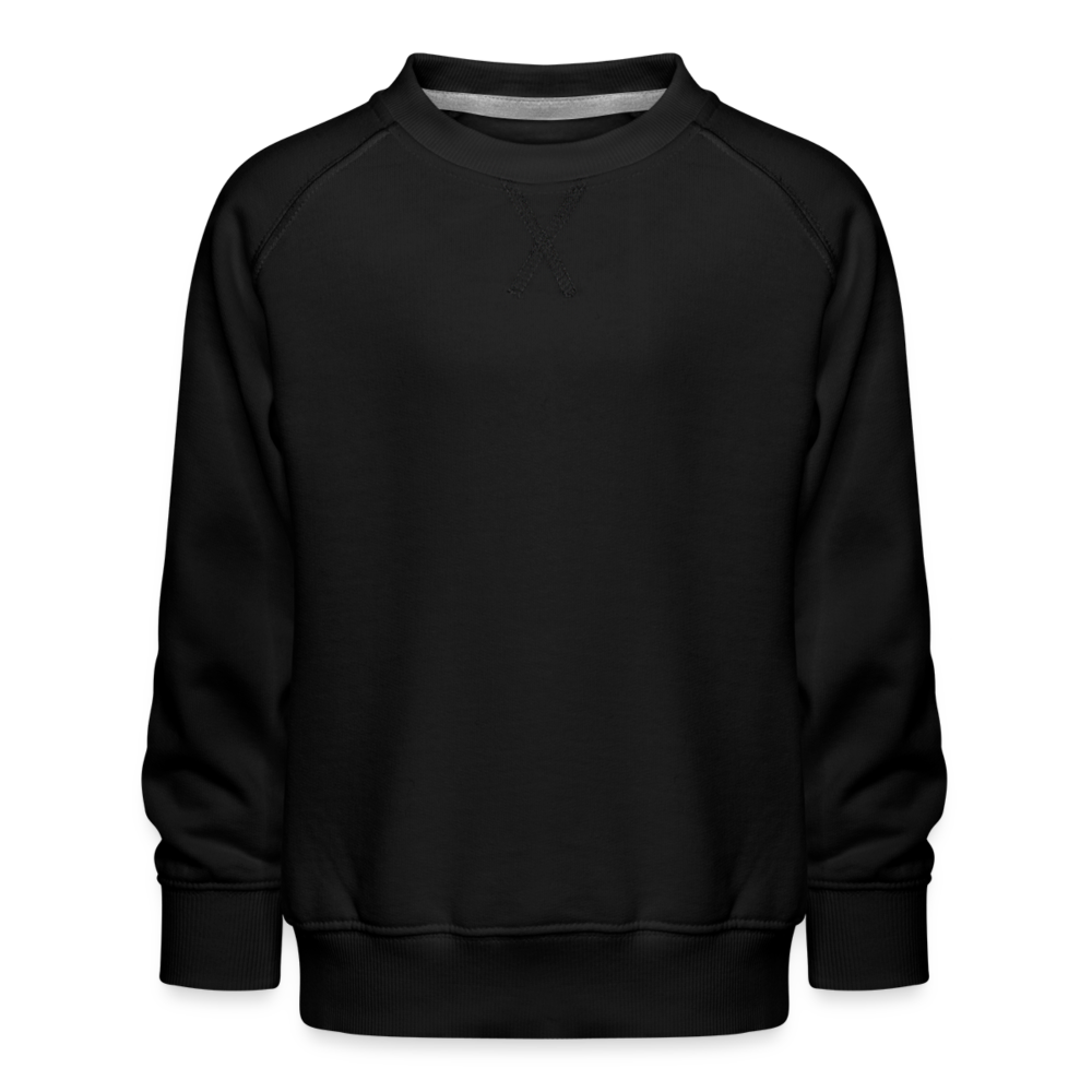 Kinder Premium Pullover - Schwarz