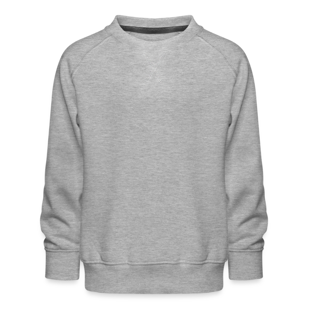 Kinder Premium Pullover - Grau meliert