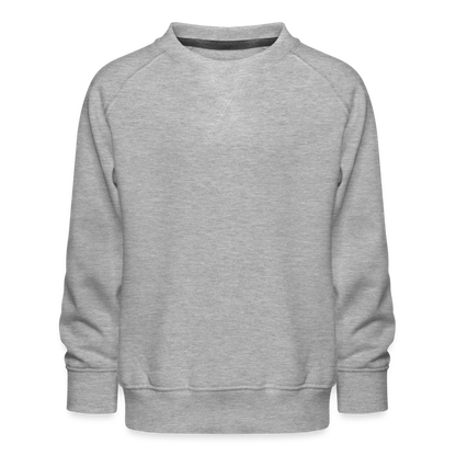 Kinder Premium Pullover - Grau meliert