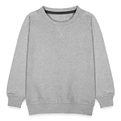 Kinder Premium Pullover - Grau meliert