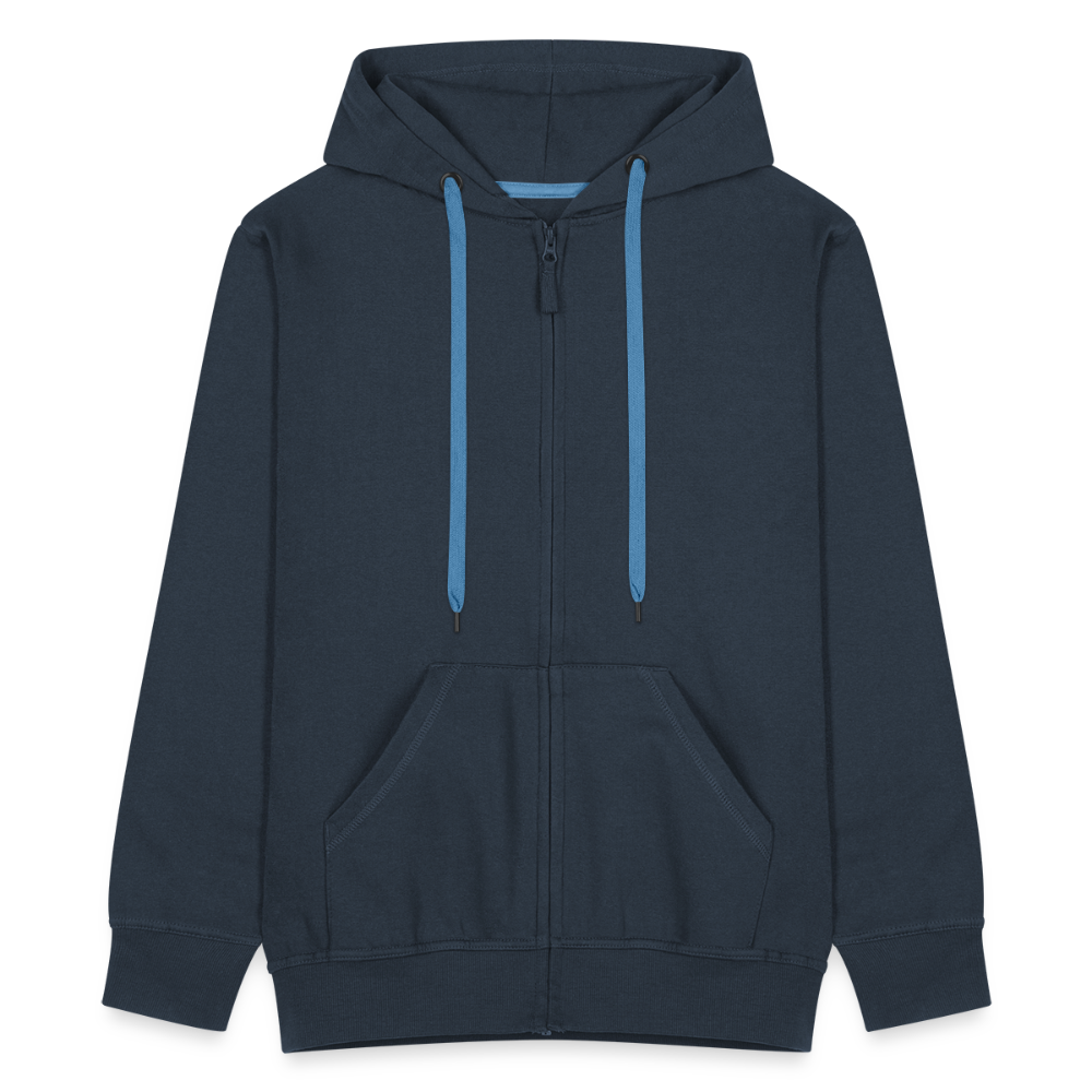 Männer Premium Kapuzenjacke - Navy