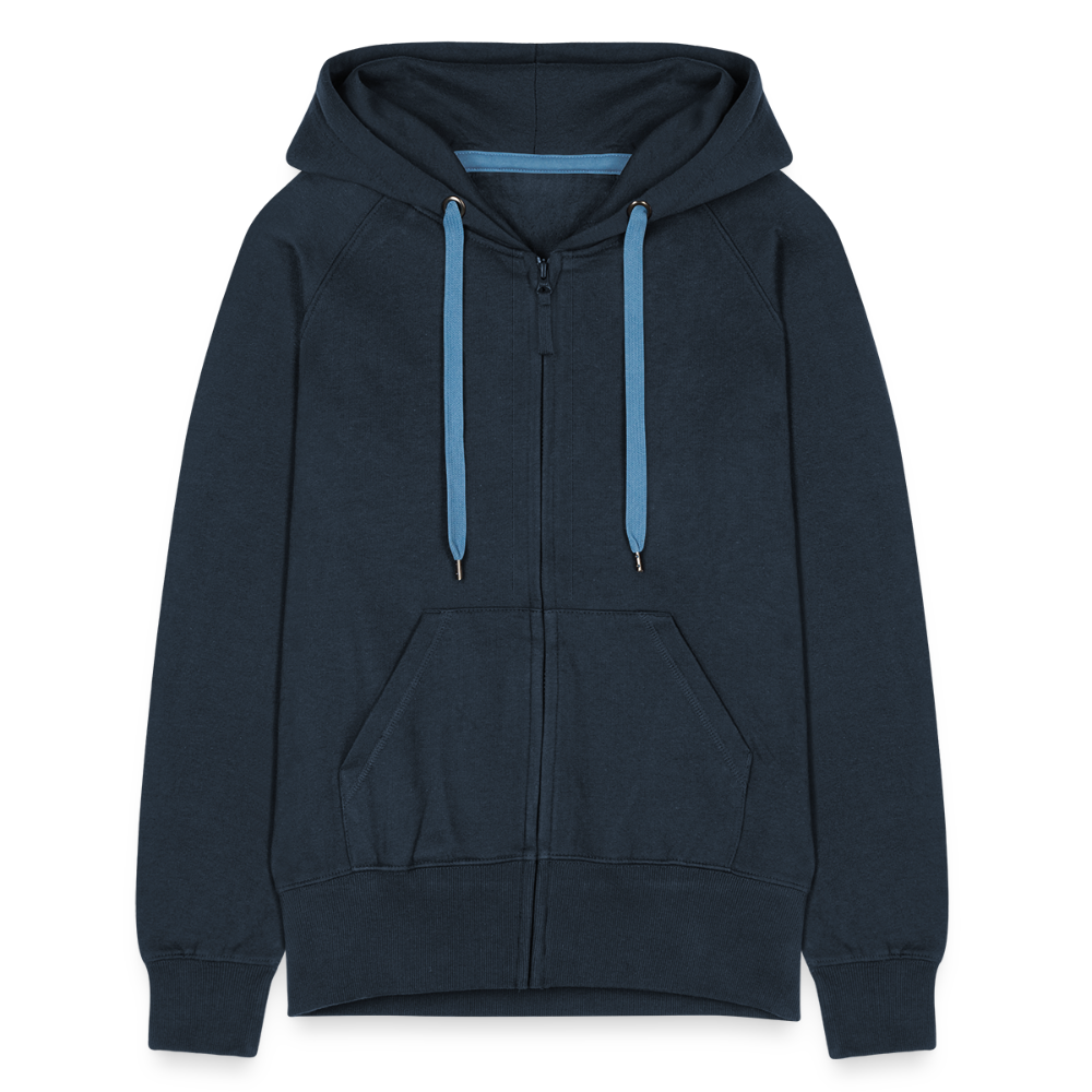 Frauen Premium Kapuzenjacke - Navy