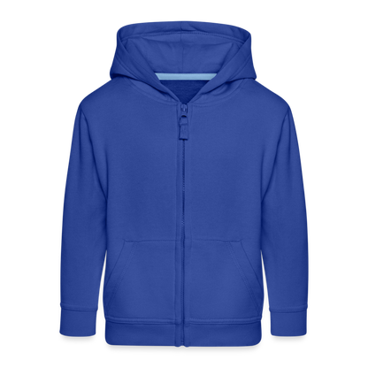 Kinder Premium Kapuzenjacke - Royalblau