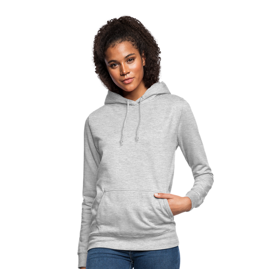 Frauen Hoodie - Hellgrau meliert