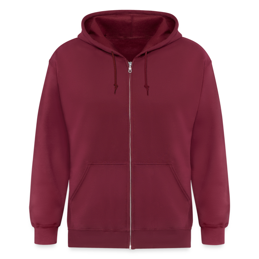 Männer Heavyweight Kapuzenjacke - Maroon