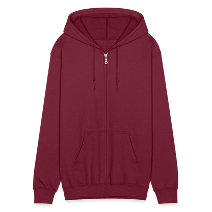 Männer Heavyweight Kapuzenjacke - Maroon