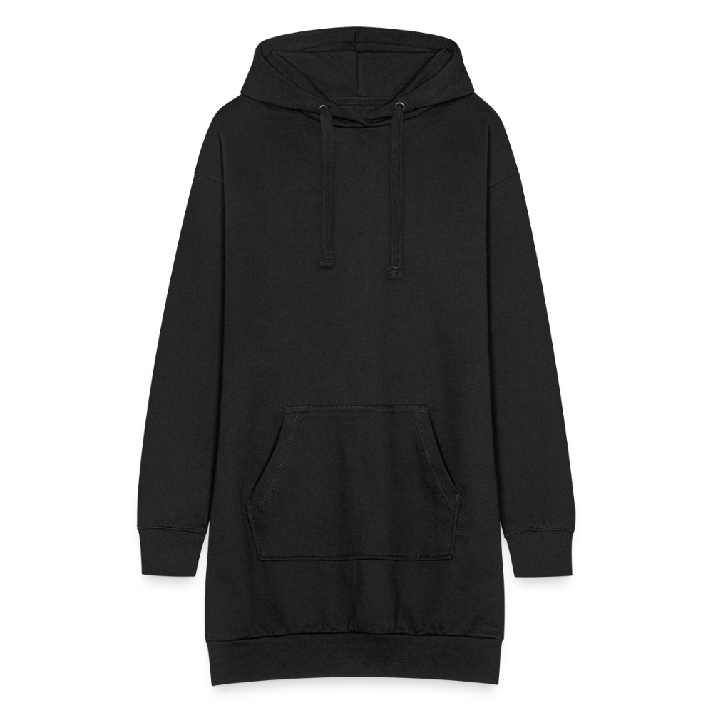 Hoodie-Kleid - Schwarz