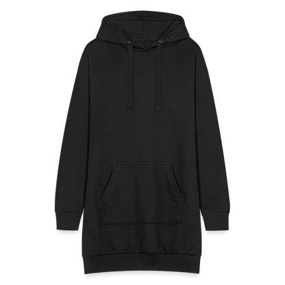 Hoodie-Kleid - Schwarz