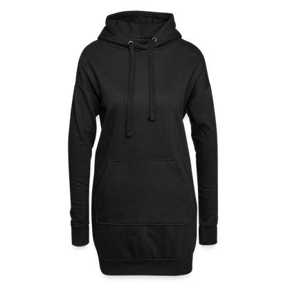 Hoodie-Kleid - Schwarz