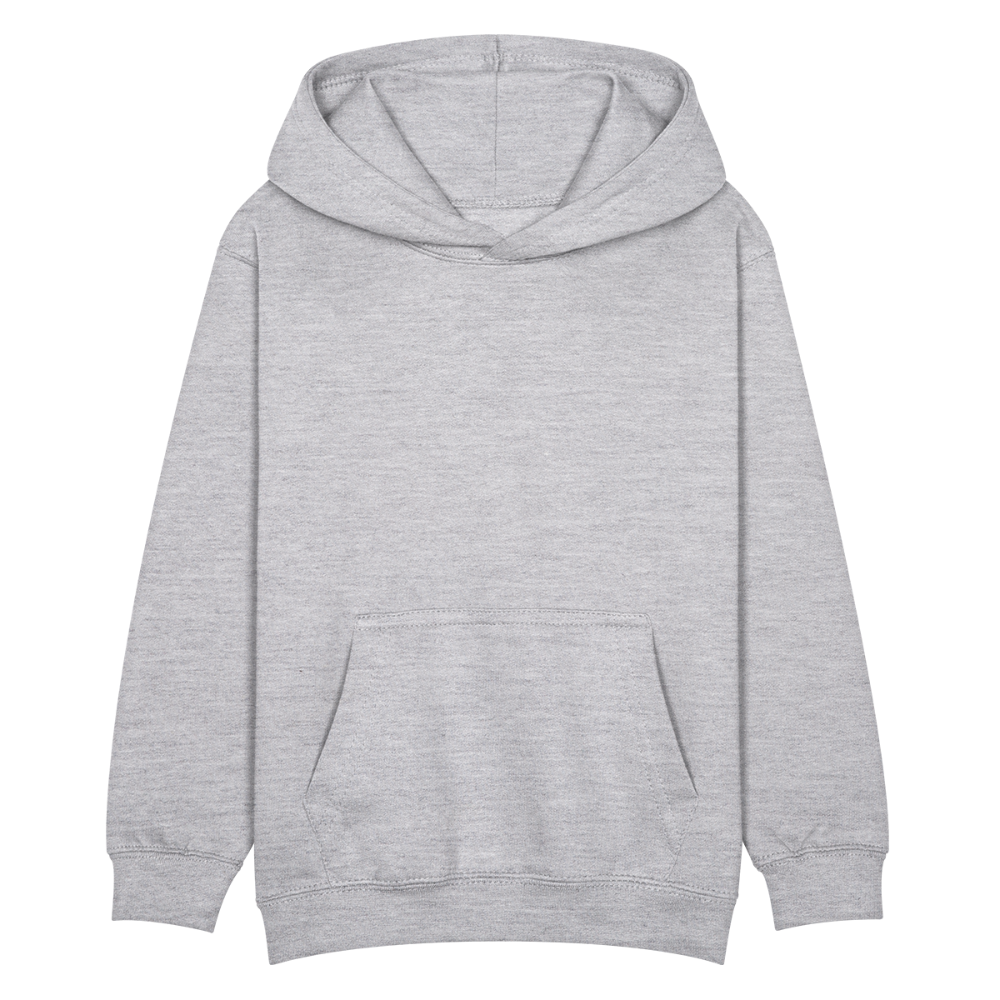 Kinder Hoodie - Hellgrau meliert