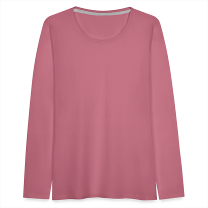 Frauen Premium Langarmshirt - Malve