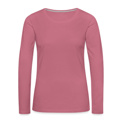 Frauen Premium Langarmshirt - Malve