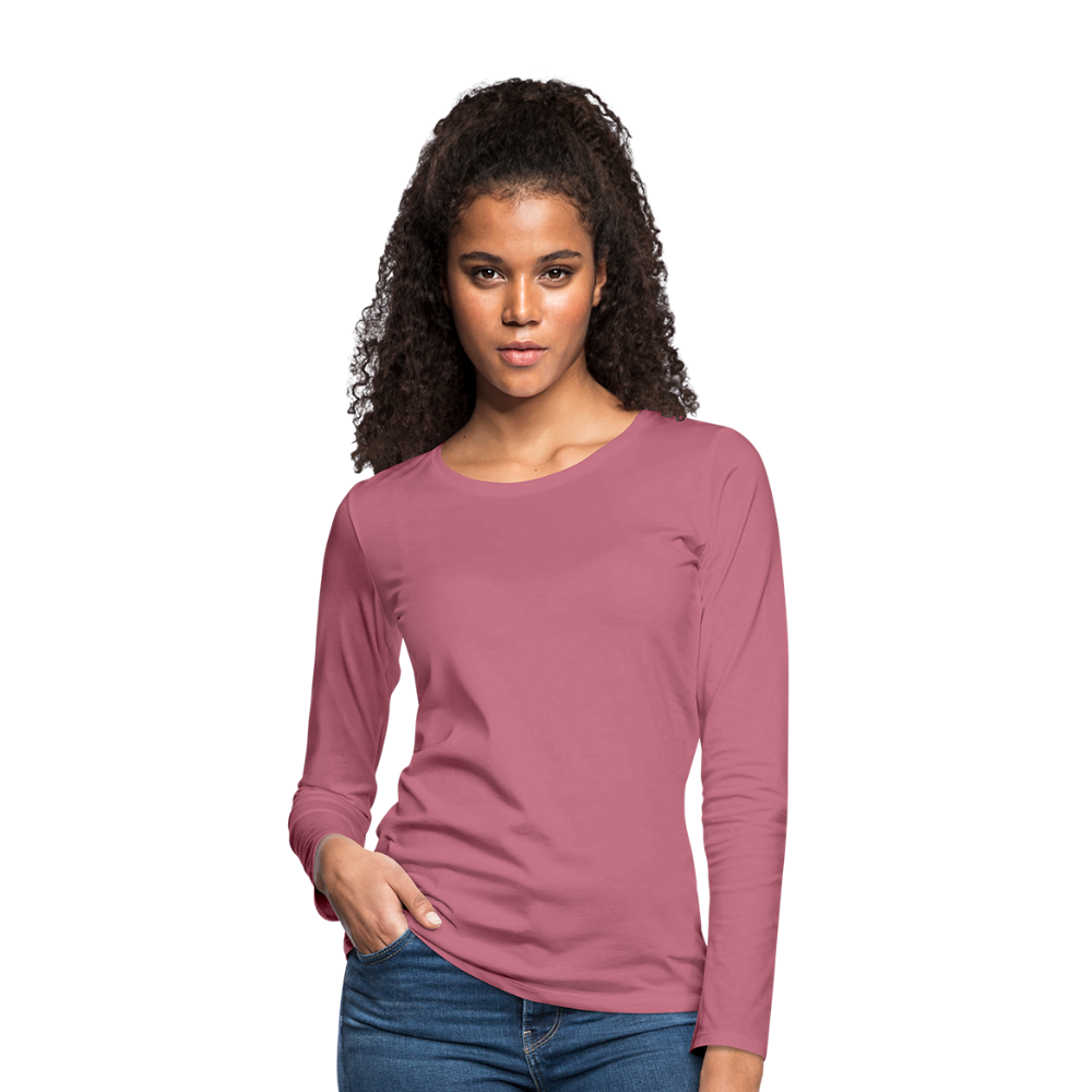 Frauen Premium Langarmshirt - Malve