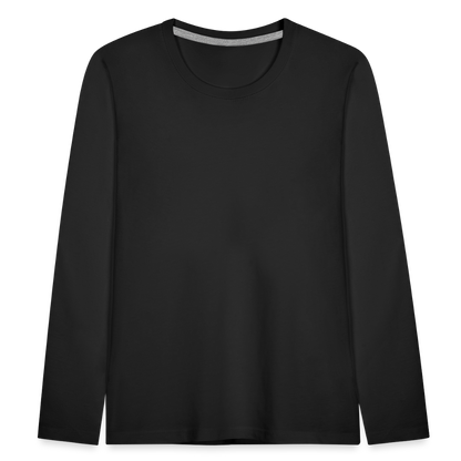 Kinder Premium Langarmshirt - Schwarz