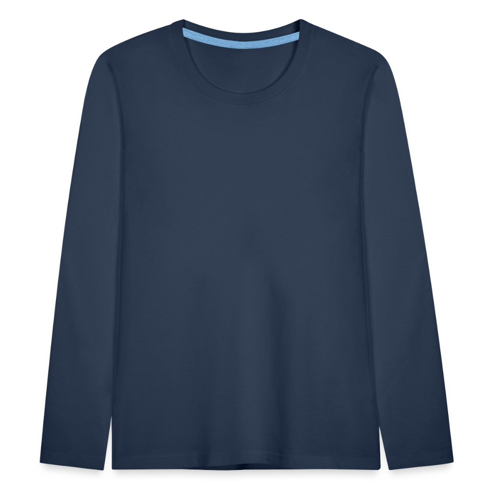 Kinder Premium Langarmshirt - Navy