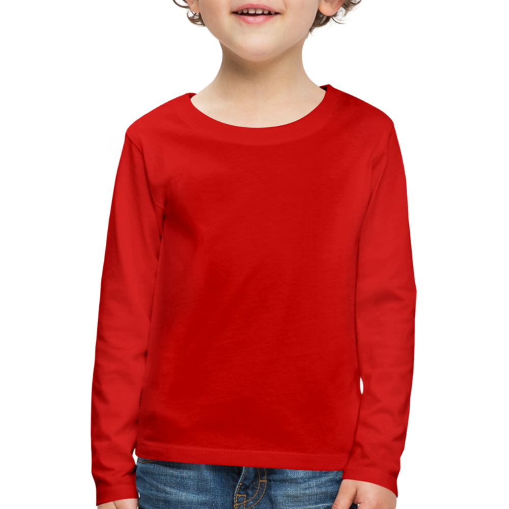 Kinder Premium Langarmshirt - Rot