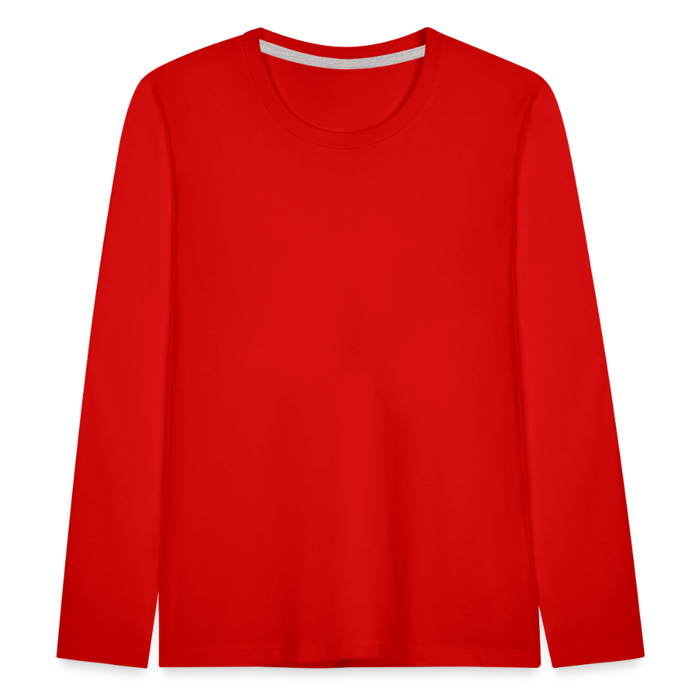 Kinder Premium Langarmshirt - Rot