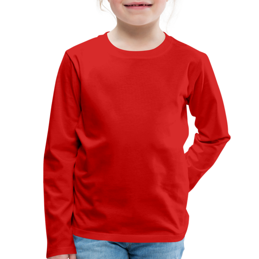 Kinder Premium Langarmshirt - Rot