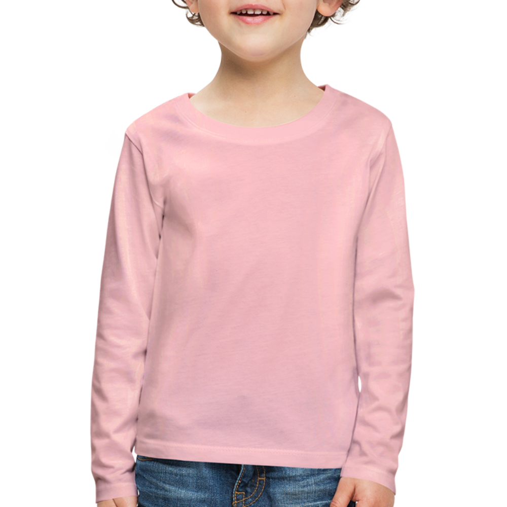 Kinder Premium Langarmshirt - Hellrosa