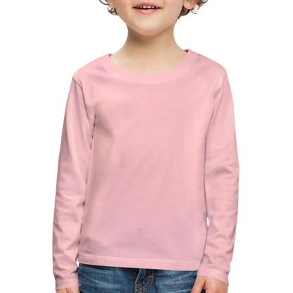 Kinder Premium Langarmshirt - Hellrosa