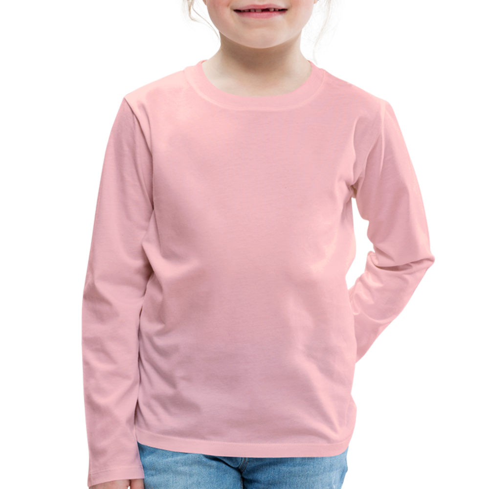 Kinder Premium Langarmshirt - Hellrosa