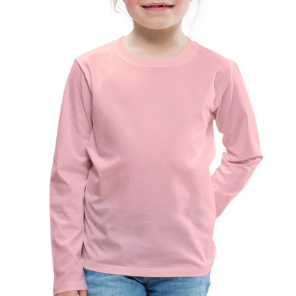 Kinder Premium Langarmshirt - Hellrosa