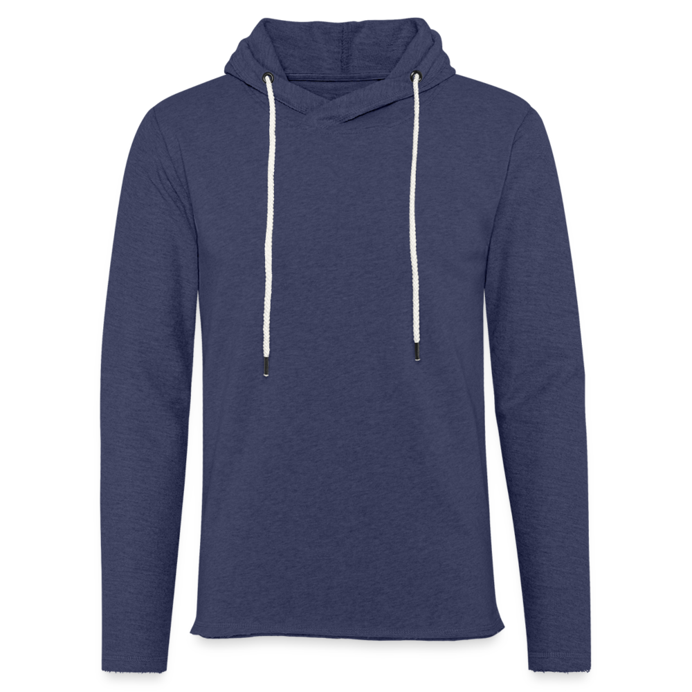 Leichtes Kapuzensweatshirt Unisex - Navy meliert