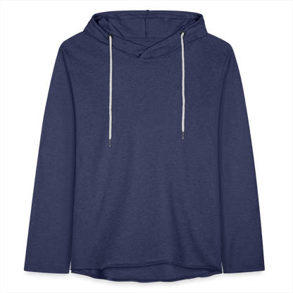 Leichtes Kapuzensweatshirt Unisex - Navy meliert