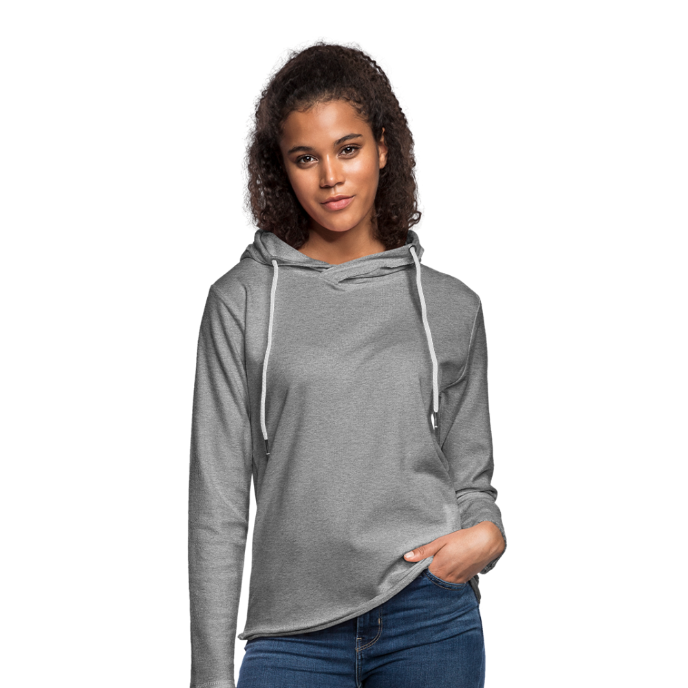 Leichtes Kapuzensweatshirt Unisex - Grau meliert