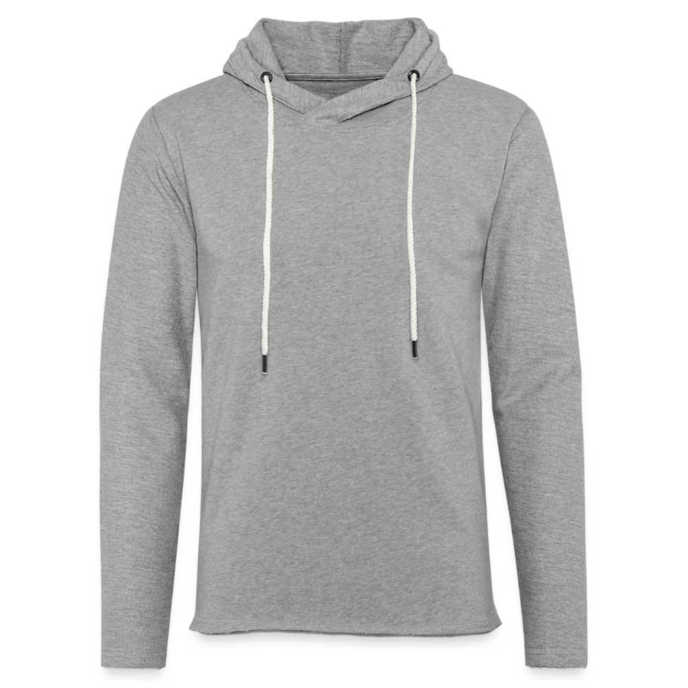 Leichtes Kapuzensweatshirt Unisex - Grau meliert