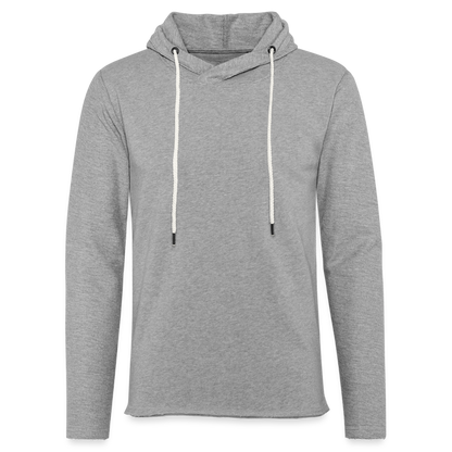 Leichtes Kapuzensweatshirt Unisex - Grau meliert