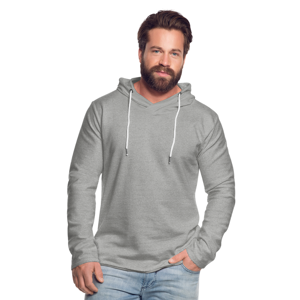 Leichtes Kapuzensweatshirt Unisex - Grau meliert