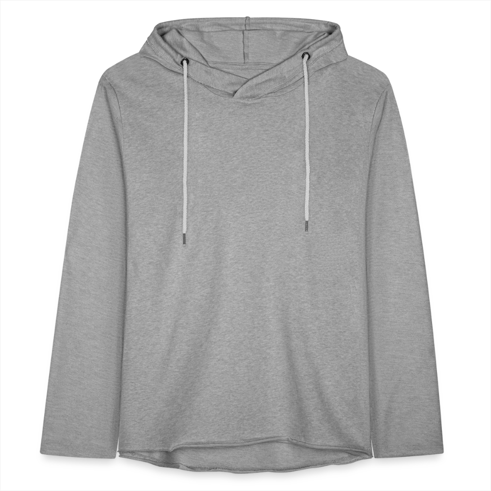 Leichtes Kapuzensweatshirt Unisex - Grau meliert