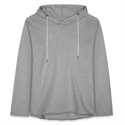 Leichtes Kapuzensweatshirt Unisex - Grau meliert