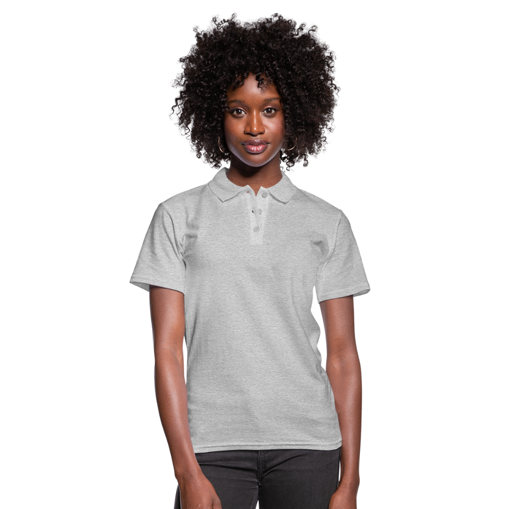 Frauen Polo Shirt - Grau meliert