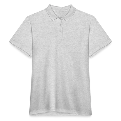 Frauen Polo Shirt - Grau meliert