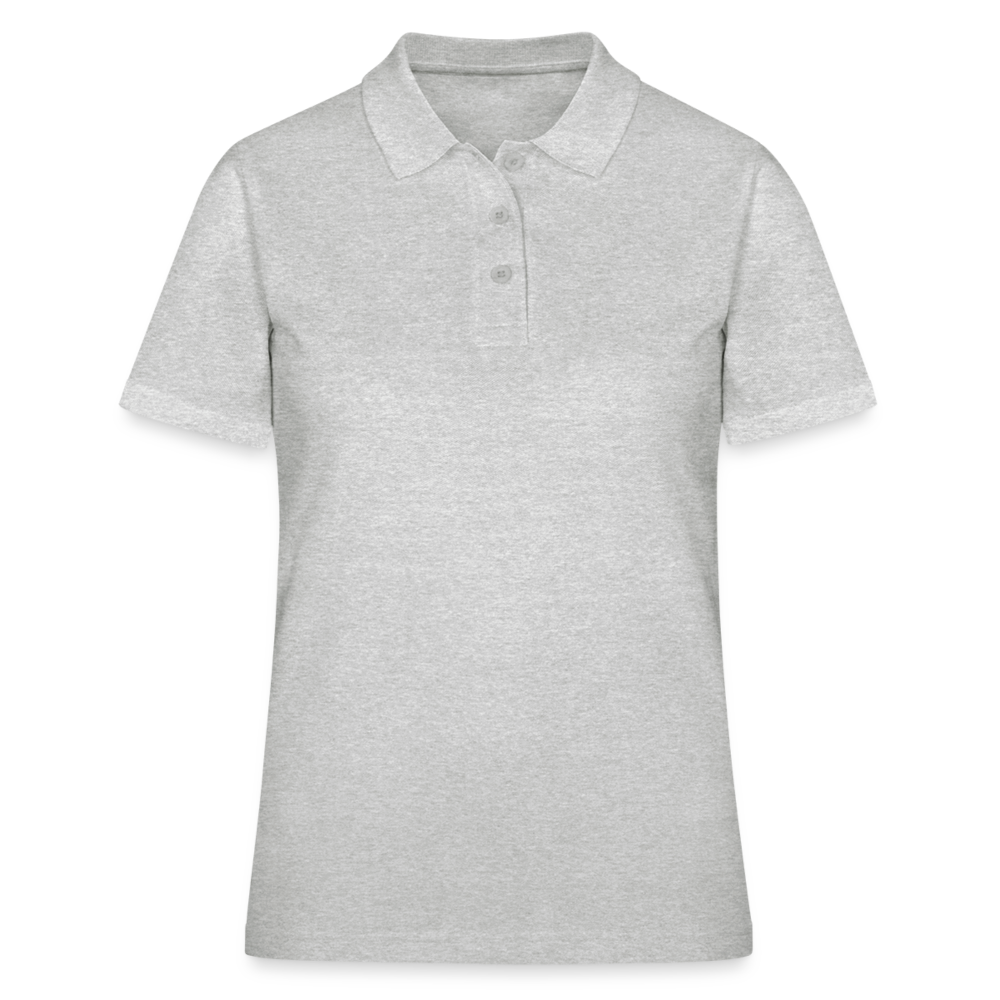 Frauen Polo Shirt - Grau meliert