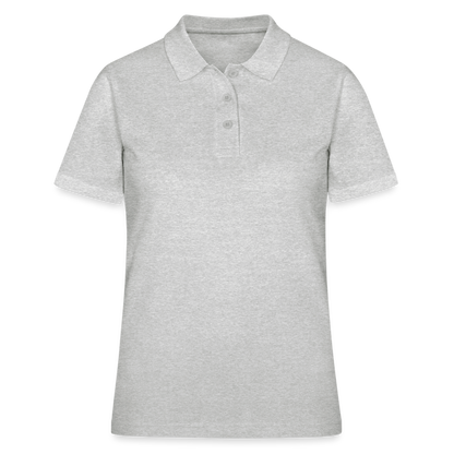 Frauen Polo Shirt - Grau meliert