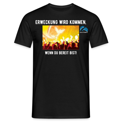 Männer T-Shirt - Schwarz