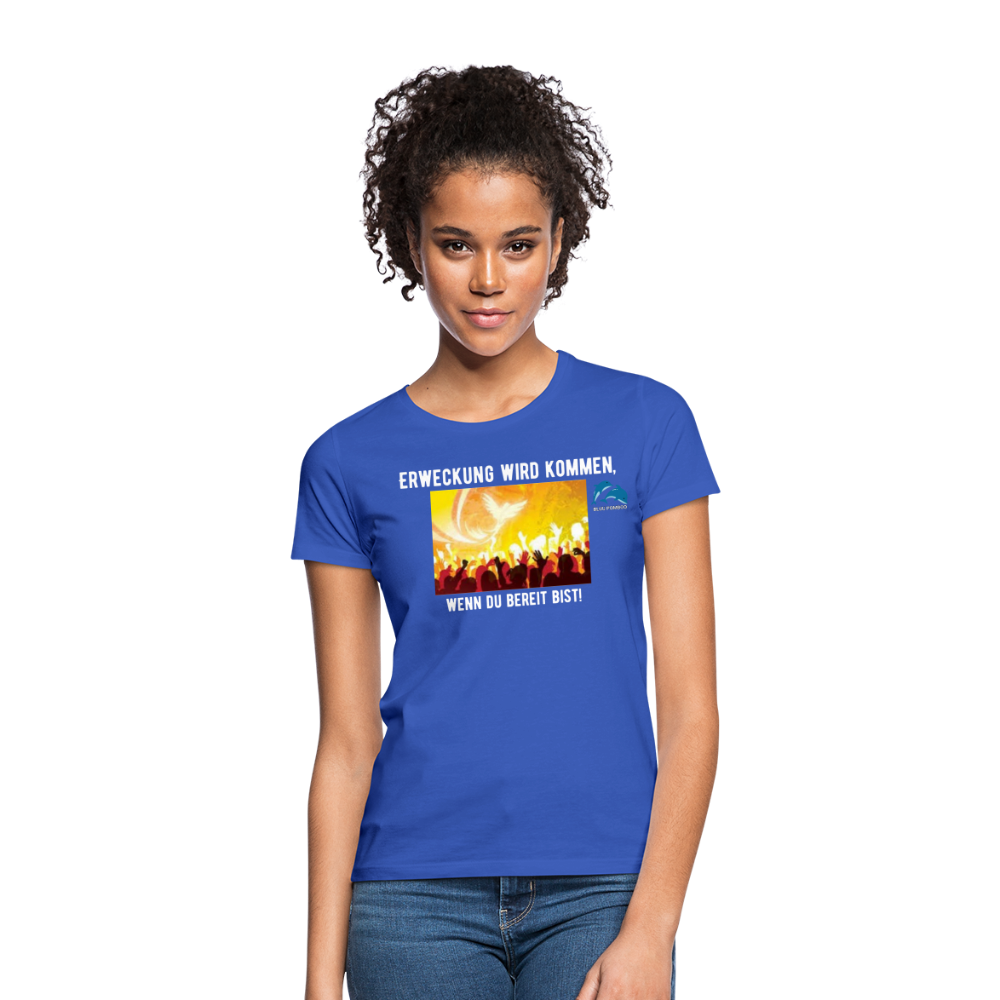 Frauen T-Shirt - Royalblau