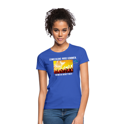 Frauen T-Shirt - Royalblau