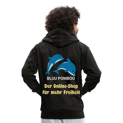 BLUU POMBOO Männer Premium Kapuzenjacke - Anthrazit