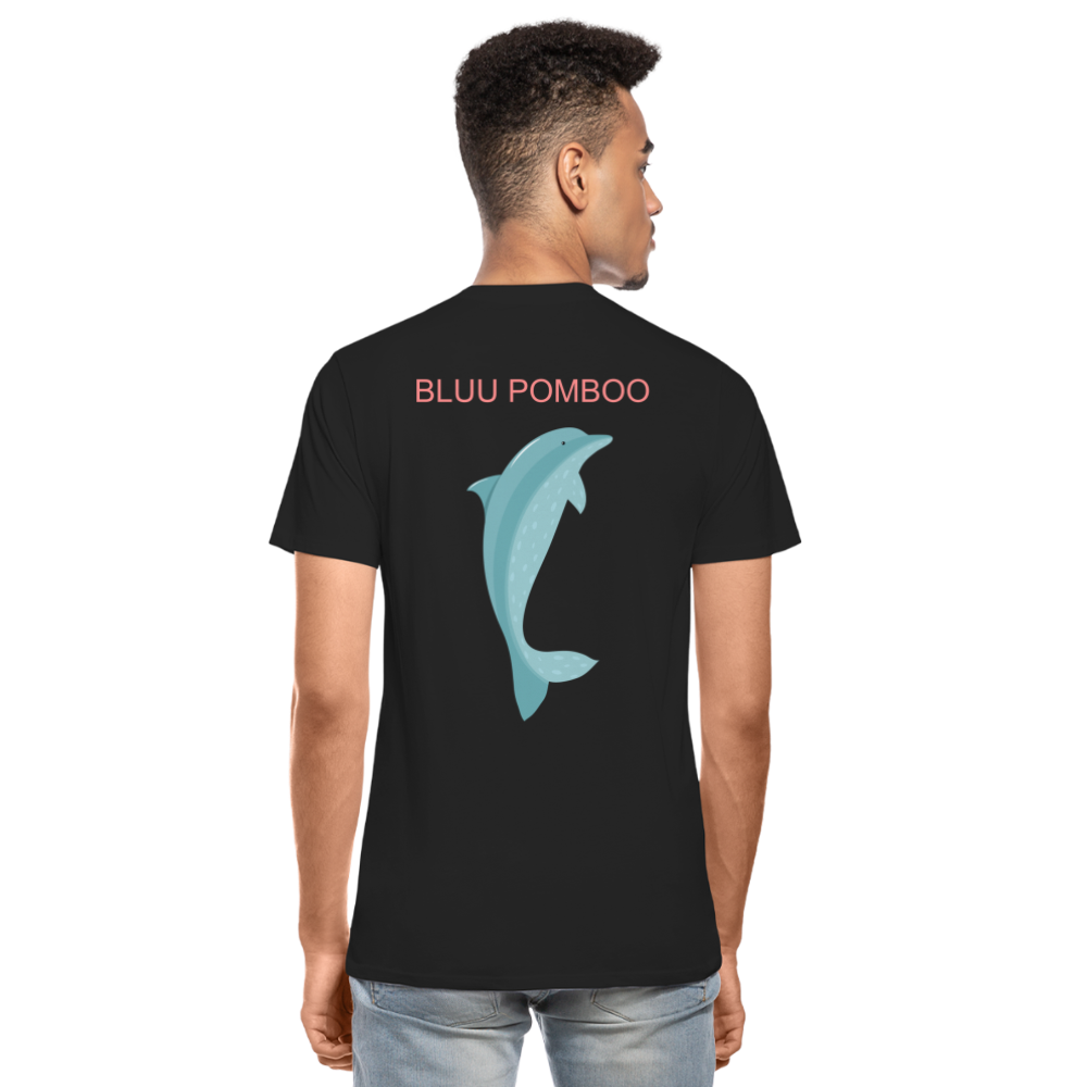 BLUU POMBOO Männer Premium Bio T-Shirt - Schwarz