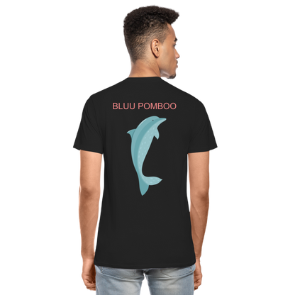 BLUU POMBOO Männer Premium Bio T-Shirt - Schwarz