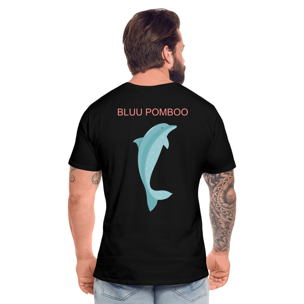 BLUU POMBOO Männer Premium Bio T-Shirt - Schwarz