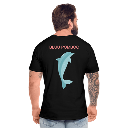 BLUU POMBOO Männer Premium Bio T-Shirt - Schwarz