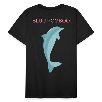 BLUU POMBOO Männer Premium Bio T-Shirt - Schwarz