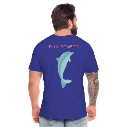 BLUU POMBOO Männer Premium Bio T-Shirt - Königsblau